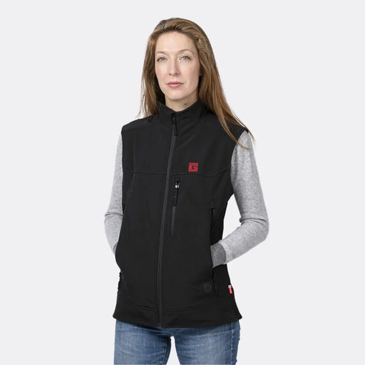 Gilet chauffant sans manches SOFTSHELL femme